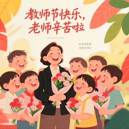 2025最新教师节插画特辑 用画笔说谢谢您